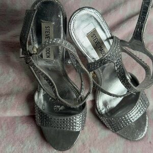 Steve Madden Silver Women's Sandals
